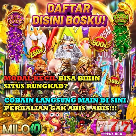milo4d slot login Milo4d ialah situs slot online pakai uang asli yang paling gacor di indonesia, bagi bosku yang mau pendapatan lebih